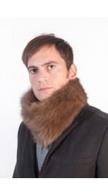 Sable fur neck warmer - unisex